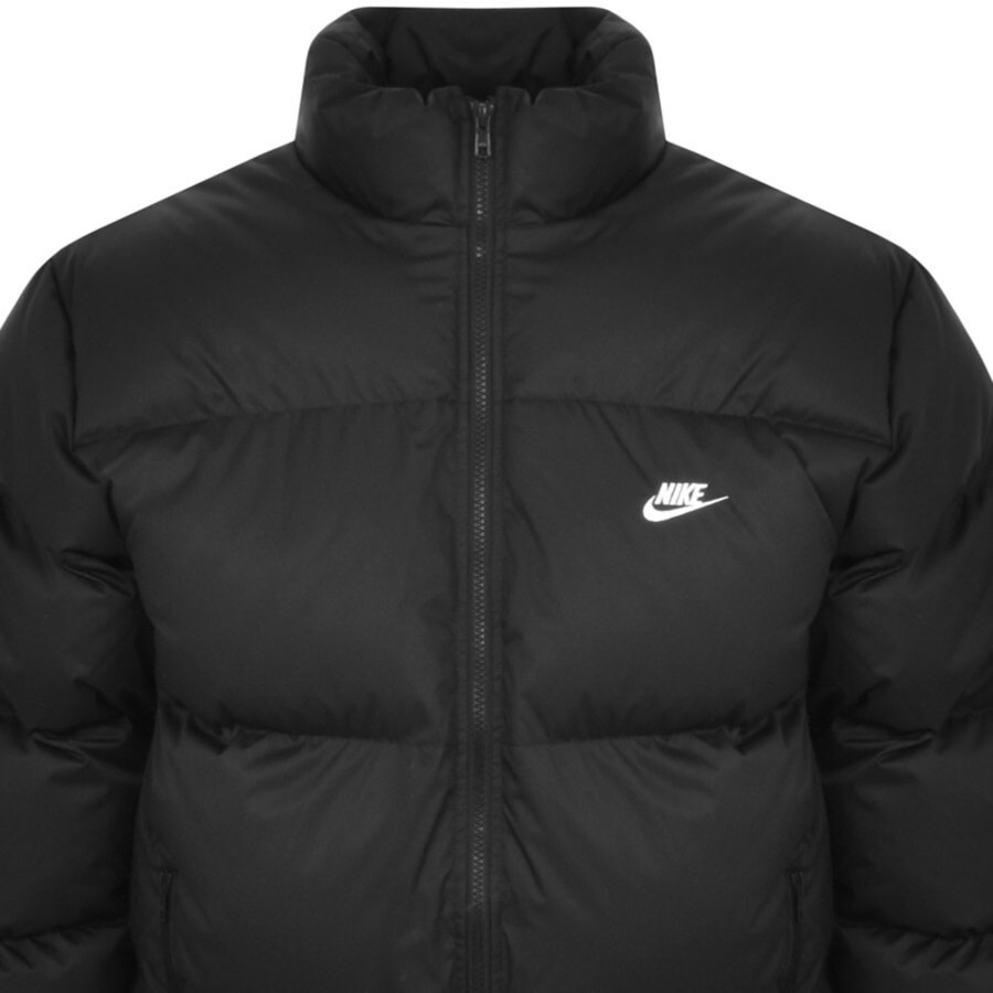 Nike Logo Puffer Jacket Black